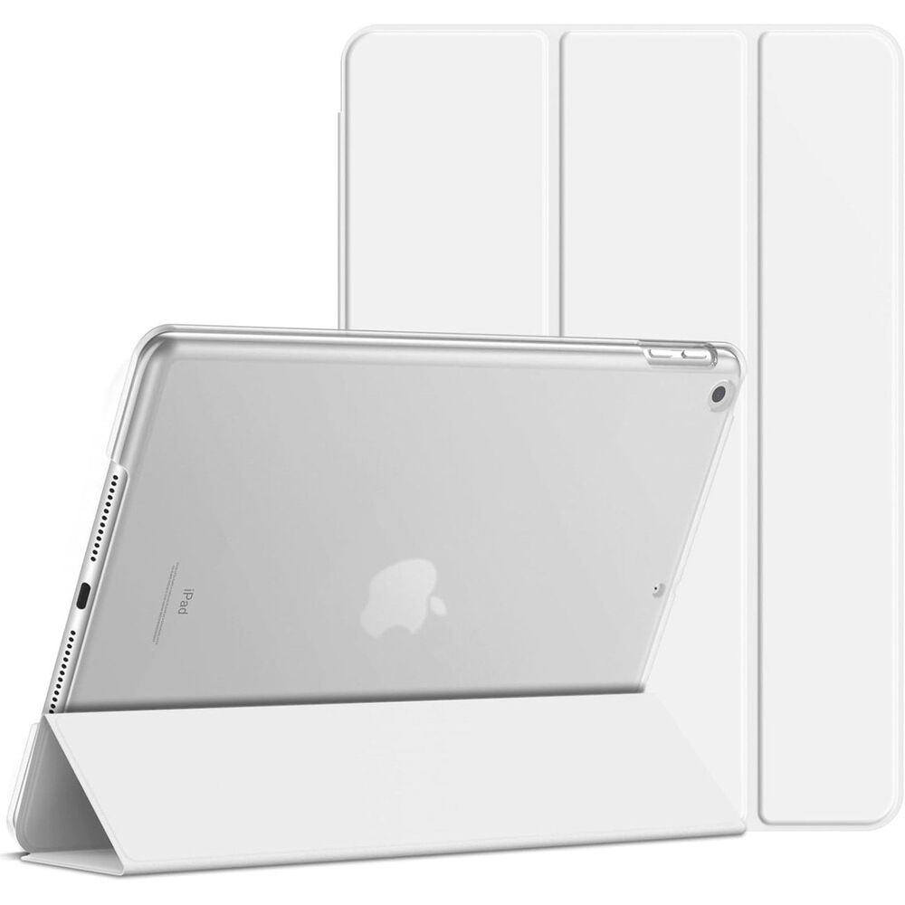 JETech Case for iPad 9th 8th 7th Gen 10.2 Inch - White Slim Smart Cover